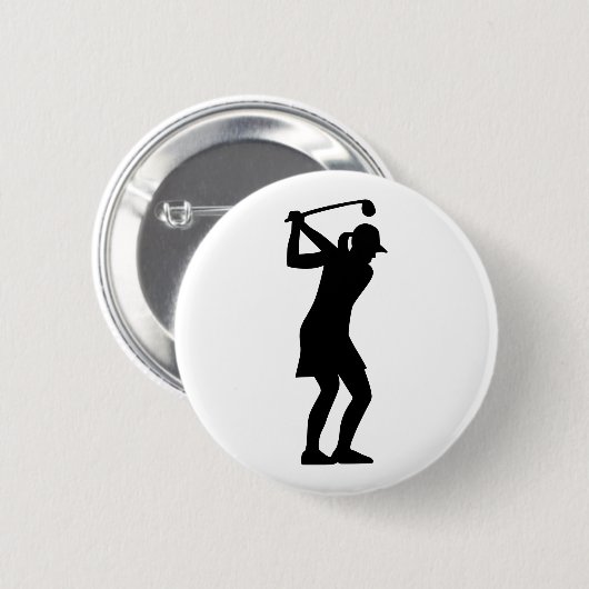Golffrau Button (Vorne & Hinten)