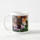 Golffritillary-Schmetterling Johns 8 Kaffeetasse (Links)