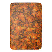 Golffritille Orangenbrauner Schmetterling Badematte (Vorderseite Vertikal)