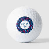 Golfgeschenk, Feuerwerk, 4. Juli Golfball (Vorderseite)