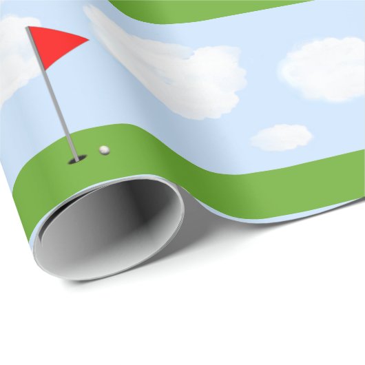 Golfgeschenk Geschenkpapier (Rolleneckpunkt)