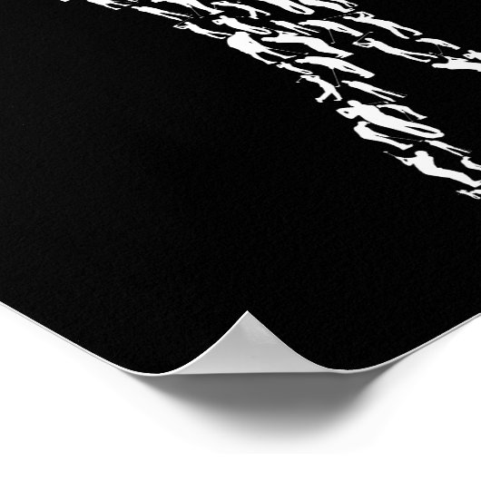 Golfgeschenk Golfschwung Eisen Abschlag Poster (Ecke)