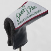 Golfgeschenk über Par und unter Einfluss Golf Headcover (3/4 Vorderseite)