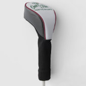 Golfgeschenk über Par und unter Einfluss Golf Headcover (angewinkelt)