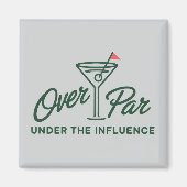 Golfgeschenk über Par und unter Einfluss Golf Magnet (Vorne)