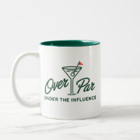 Golfgeschenk über Par und unter Einfluss Golf