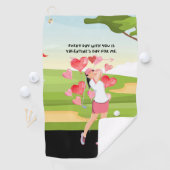 Golfgeschenke für den Valentinstag zum Golfer Golfhandtuch (Insitu)