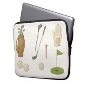 Golfgeschenke für Golfer Laptopschutzhülle (Vorderseite Links)