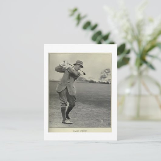Golfgeschenke - Harry Vardon Postkarten (Stehend Vorderseite)
