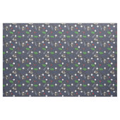 Golfgone auf Gray-Blue Stoff (Fat Quarter (45,7 x 55,9 cm))