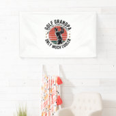 Golfgroßvater wie ein normaler Großvater (2) Banner (Insitu)