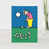 Golfgrüßkarte Karte (Vorderseite)