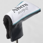 Golfhandschuh für den Bräutigam Golf Headcover (3/4 Vorderseite)