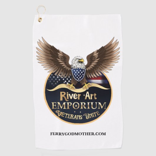 Golfhandtuch (Vorderseite)