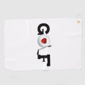 Golfhandtuch (Horizontal)