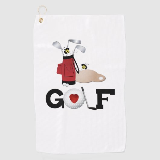 Golfhandtuch (Vorderseite)