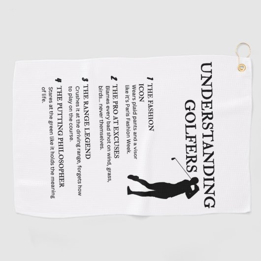 Golfhandtuch (Horizontal)