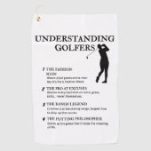 Golfhandtuch (Vorderseite)