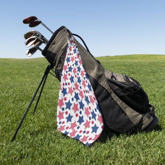 Golfhandtuch am 4. Juli (Gras)