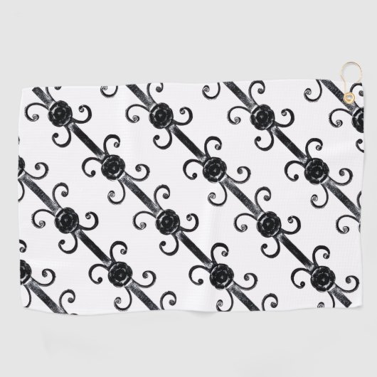 Golfhandtuch - Basilica Rose (Horizontal)