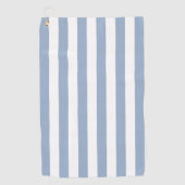 Golfhandtuch Blau-Weiß gestreift (Vorderseite)