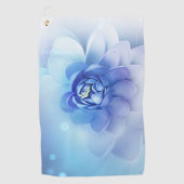 Golfhandtuch - Blaue Blume (Vorderseite)