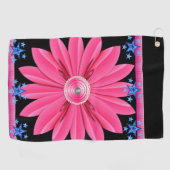 Golfhandtuch Floral (Horizontal)