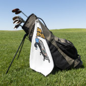 Golfhandtuch für Coole Opa (Gras)
