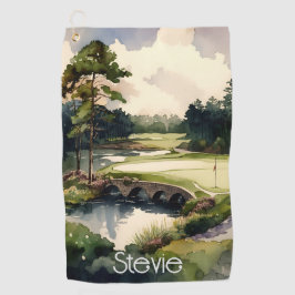 Golfhandtuch für künstlerische Wasserfarben