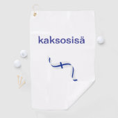 Golfhandtuch für Vater finnischer Twins (Insitu)