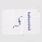 Golfhandtuch für Vater finnischer Twins (Horizontal)