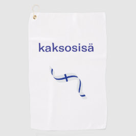 Golfhandtuch für Vater finnischer Twins