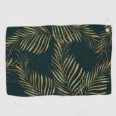 Golfhandtuch - Goldene Linie (Horizontal)