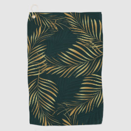 Golfhandtuch - Goldene Linie