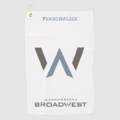 Golfhandtuch - großes Logo (Vorderseite)