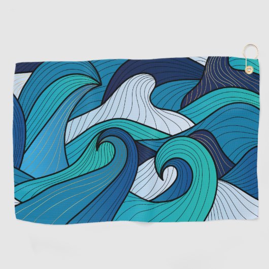 Golfhandtuch - Meer (Horizontal)
