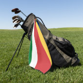 Golfhandtuch mit den Farben der Seychellen (Gras)