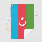 Golfhandtuch mit der Flagge Aserbaidschans (Insitu)