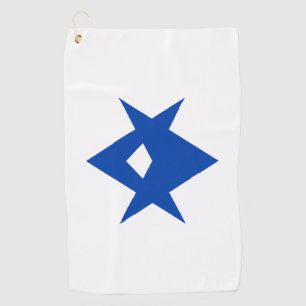 Golfhandtuch mit der Flagge von Toyota City, Japan