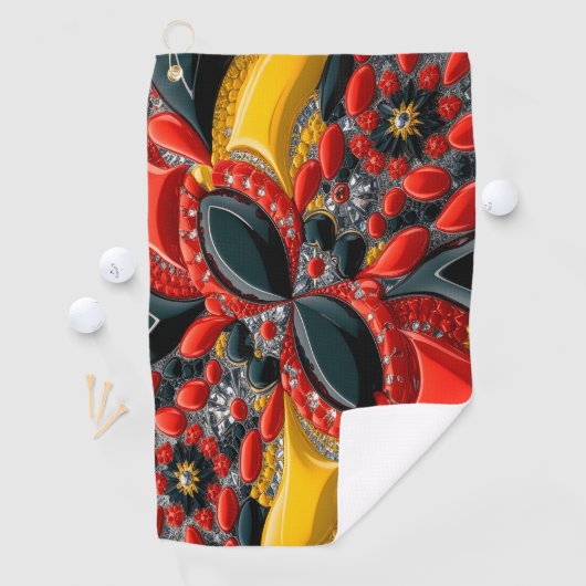 Golfhandtuch mit deutschen Farben (Insitu)