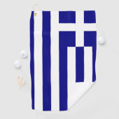 Golfhandtuch mit Flagge Griechenlands (Insitu)