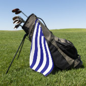 Golfhandtuch mit Flagge Griechenlands (Gras)