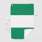 Golfhandtuch mit Flagge Nigerias (Insitu)