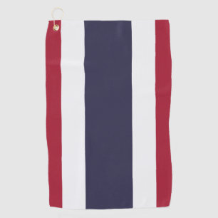 Golfhandtuch mit Flagge Thailands