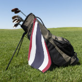 Golfhandtuch mit Flagge Thailands (Gras)