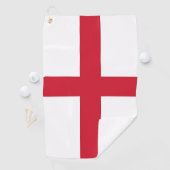 Golfhandtuch mit Flagge von England, Vereinigtes K (Insitu)