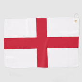 Golfhandtuch mit Flagge von England, Vereinigtes K (Horizontal)