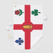 Golfhandtuch mit Flagge von Montreal, Kanada (Insitu)