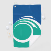 Golfhandtuch mit Flagge von Ottawa, Kanada (Insitu)