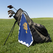 Golfhandtuch mit Flagge von Quebec City, Kanada (Gras)